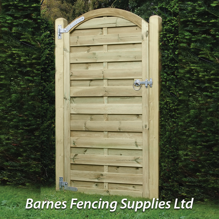 Arched Horizontal Garden Gate