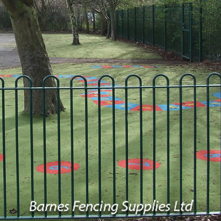 Bow Top Metal School Safety Railing Fencing, Sup[plies ]