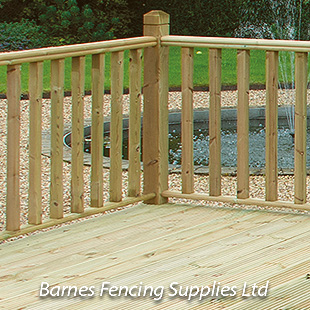 Chamfered Square Decking Spindle Suppliers