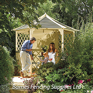 Arched Lattice Top Fence Panels 