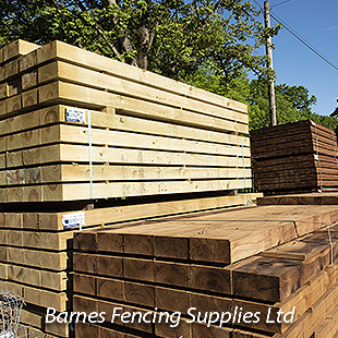 Garden Boundery Railway Sleepers