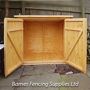 KDM Patio Tidy Wooden Garden Storage Unit